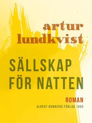 cover image of Sällskap för natten